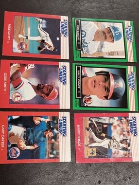 1988/89 Kenner Starting LINEUP 6 CARDS